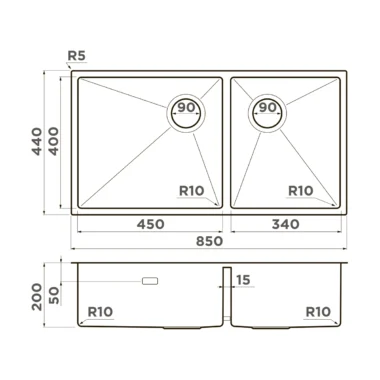 Taki 85-2-LB-U-IF Side lg фото 4